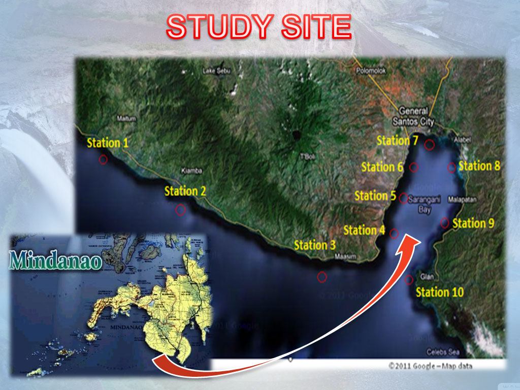 Heavy Metals in Sarangani Bay - Study Sites